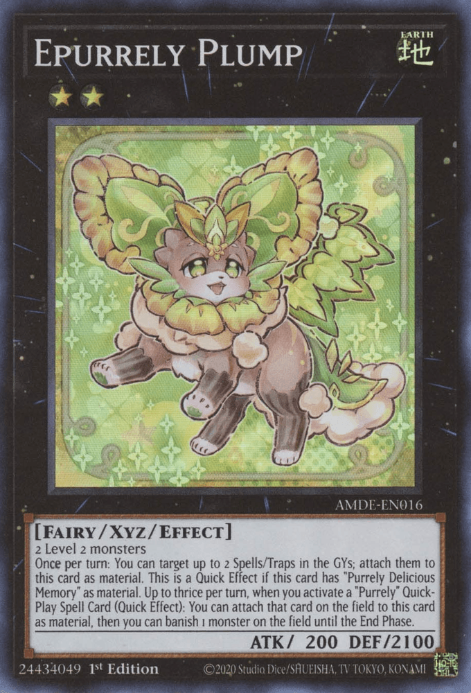 Epurrely Plump [AMDE-EN016] Super Rare - Josh's Cards