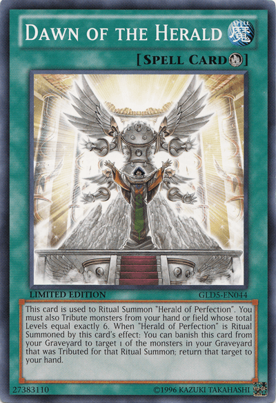 Dawn of the Herald [GLD5-EN044] Common - Josh's Cards