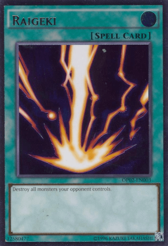 Raigeki [OP02-EN003] Ultimate Rare - Josh's Cards