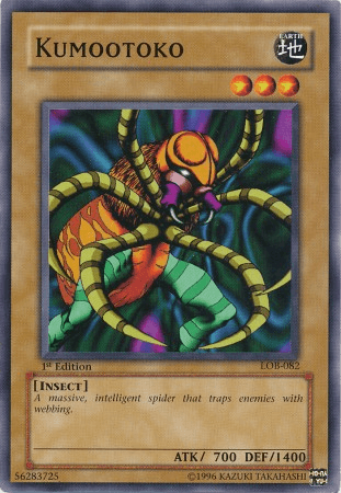 Kumootoko [LOB-082] Common - Josh's Cards