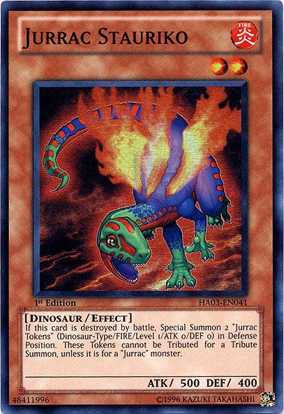 Jurrac Stauriko [HA03-EN041] Super Rare - Josh's Cards