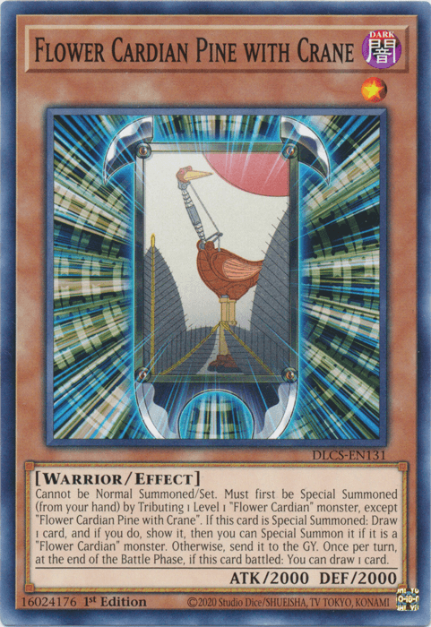 Flower Cardian Pine with Crane [DLCS-EN131] Common - Josh's Cards
