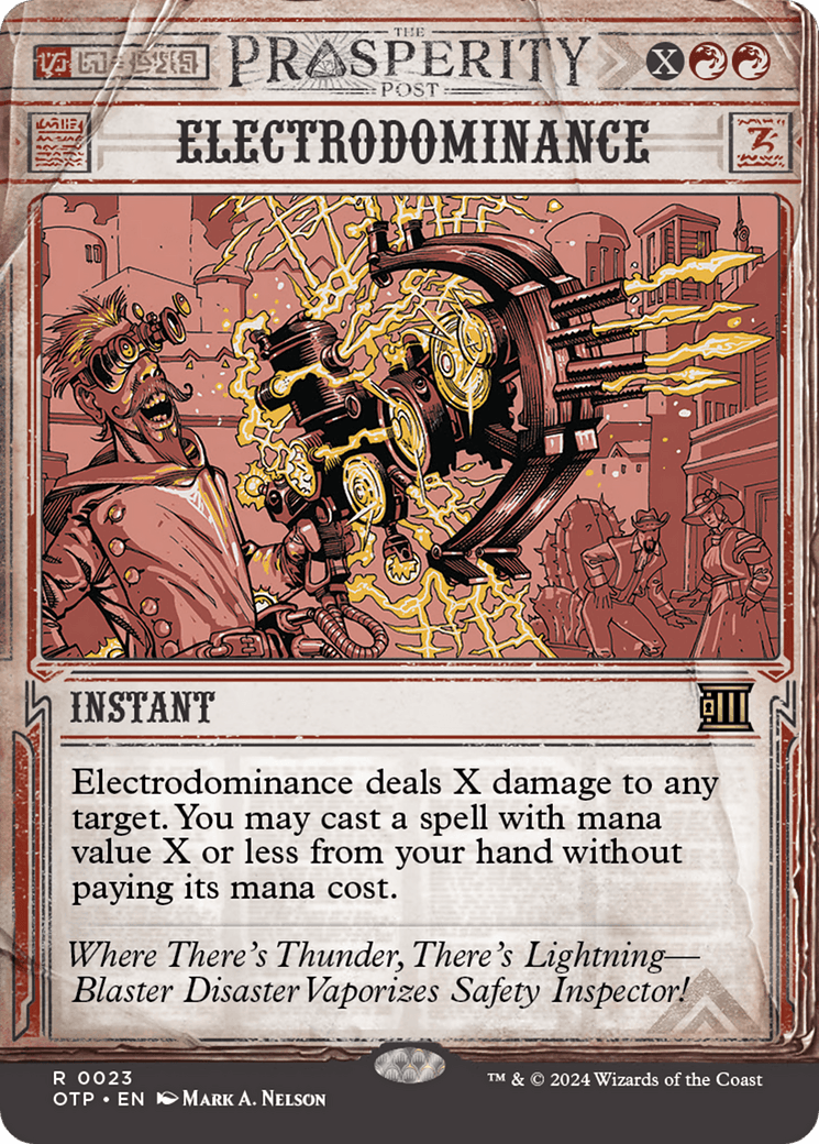 Electrodominance [Outlaws of Thunder Junction: Breaking News] - Josh's Cards