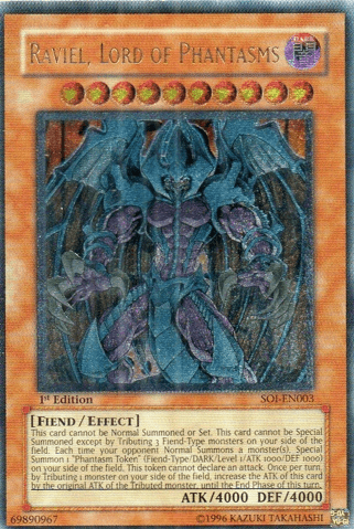 Raviel, Lord of Phantasms (UTR) [SOI-EN003] Ultimate Rare - Josh's Cards