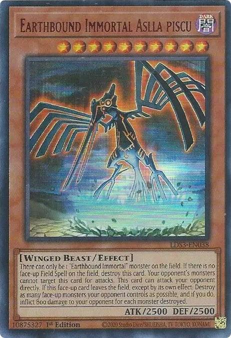 Earthbound Immortal Aslla piscu (Red) [LDS3-EN038] Ultra Rare - Josh's Cards