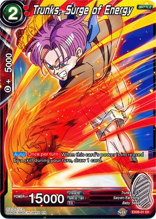 Trunks, Surge of Energy (EX06-01) [Special Anniversary Set] Parallel Foil