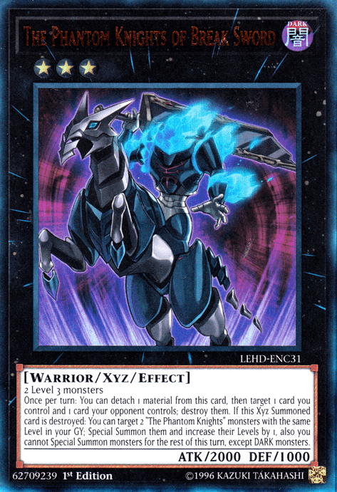 The Phantom Knights of Break Sword [LEHD-ENC31] Ultra Rare - Josh's Cards