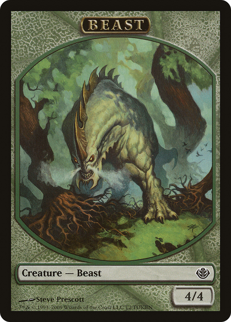 Beast (DDD-0T2) - Duel Decks: Garruk vs. Liliana Tokens