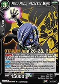 Haru Haru, Attacker Majin (OTAKON 2019) (BT3-120_PR) [Promotion Cards] Parallel Foil