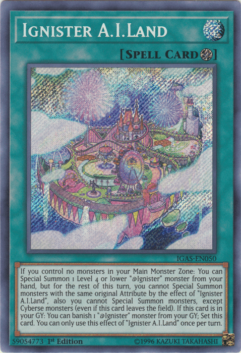 Ignister A.I.Land [IGAS-EN050] Secret Rare - Josh's Cards
