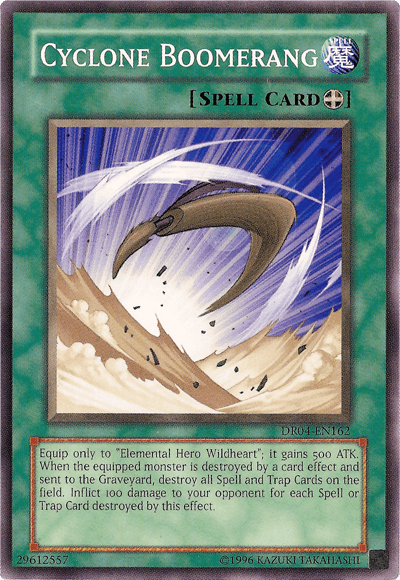 Cyclone Boomerang [DR04-EN162] Common - Josh's Cards