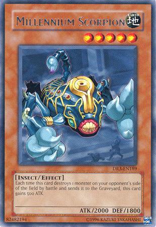 Millennium Scorpion [DR3-EN189] Rare - Josh's Cards