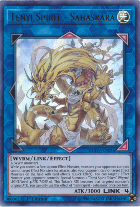 Tenyi Spirit - Sahasrara [DUOV-EN026] Ultra Rare - Josh's Cards