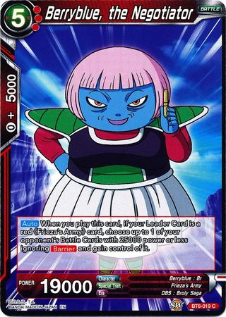 Berryblue, the Negotiator (BT6-019) [Destroyer Kings] Parallel Foil