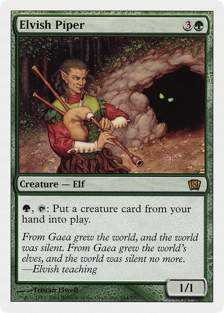 Elvish Piper [Eighth Edition] Foil