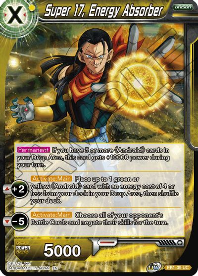 Super 17, Energy Absorber (EB1-039) [Battle Evolution Booster] Parallel Foil
