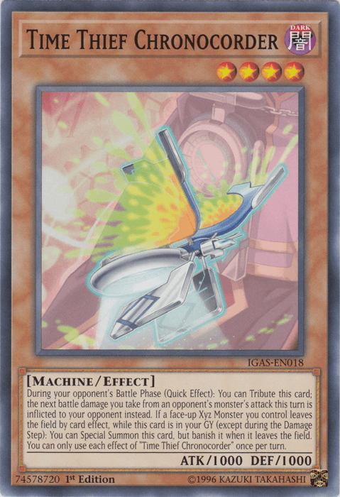 Time Thief Chronocorder [IGAS-EN018] Common - Josh's Cards