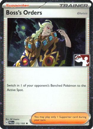 Boss's Orders [Ghetsis] (Cosmos Holo) 172/193 - Prize Pack Series Cards Holofoil
