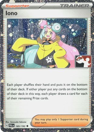 Iono (Cosmos Holo) 185/193 - Prize Pack Series Cards Holofoil