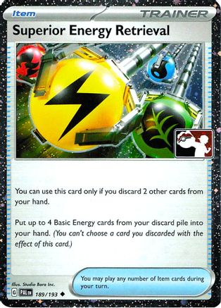 Superior Energy Retrieval (Cosmos Holo) 189/193 - Prize Pack Series Cards Holofoil