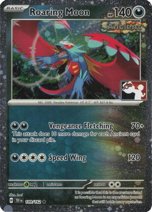 Roaring Moon (Cosmos Holo) 109/162 - Prize Pack Series Cards Holofoil