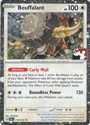 Bouffalant (Cosmos Holo) 119/142 - Prize Pack Series Cards Holofoil