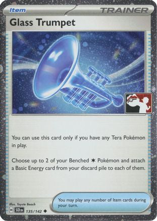 Glass Trumpet (Cosmos Holo) 135/142 - Prize Pack Series Cards Holofoil