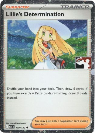 Lillie's Determination (Cosmos Holo) 119/132 - Prize Pack Series Cards Holofoil