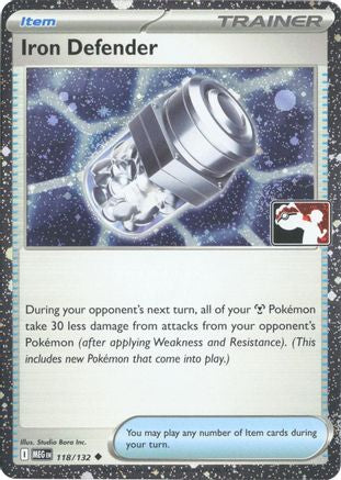 Iron Defender (Cosmos Holo) 118/132 - Prize Pack Series Cards Holofoil