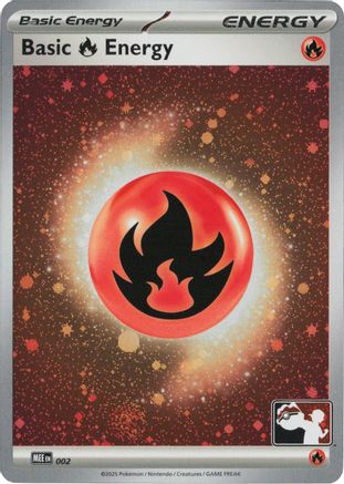 Basic Fire Energy MEE (Cosmos Holo) 002/null - Prize Pack Series Cards Holofoil