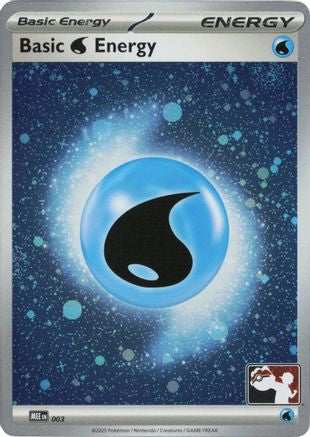 Basic Water Energy MEE (Cosmos Holo) 003/null - Prize Pack Series Cards Holofoil