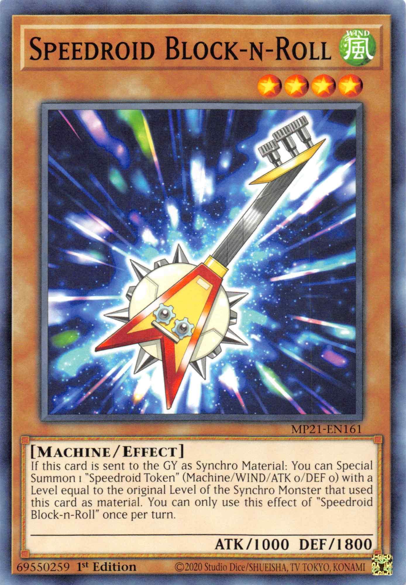 Speedroid Block-n-Roll [MP21-EN161] Common - Josh's Cards