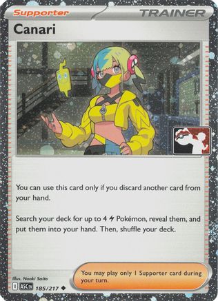 Canari (Cosmos Holo) 185/217 - Prize Pack Series Cards Holofoil