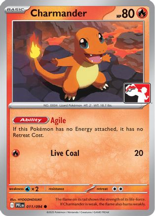 Charmander 011/094 - Prize Pack Series Cards