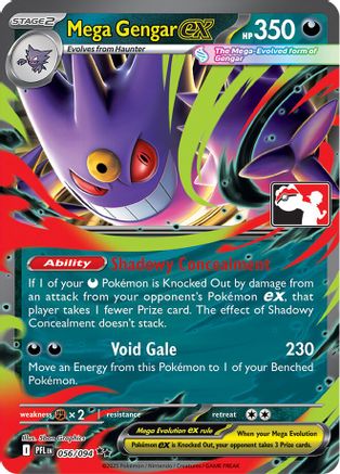 Mega Gengar ex 056/094 - Prize Pack Series Cards Holofoil