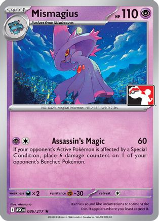 Mismagius 086/217 - Prize Pack Series Cards