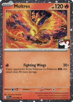 Moltres (Cosmos Holo) 014/094 - Prize Pack Series Cards Holofoil