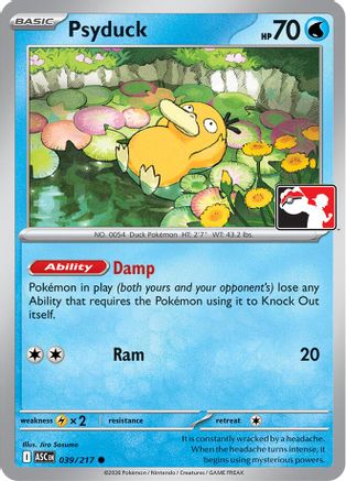 Psyduck 039/217 - Prize Pack Series Cards