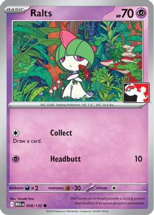 Ralts 058/132 - Prize Pack Series Cards