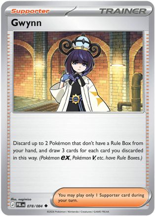 Gwynn 078/084 - ME05 Pitch Black Reverse Holofoil