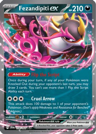 Fezandipiti ex (Starless Foil) 038/064 - Deck Exclusives Holofoil