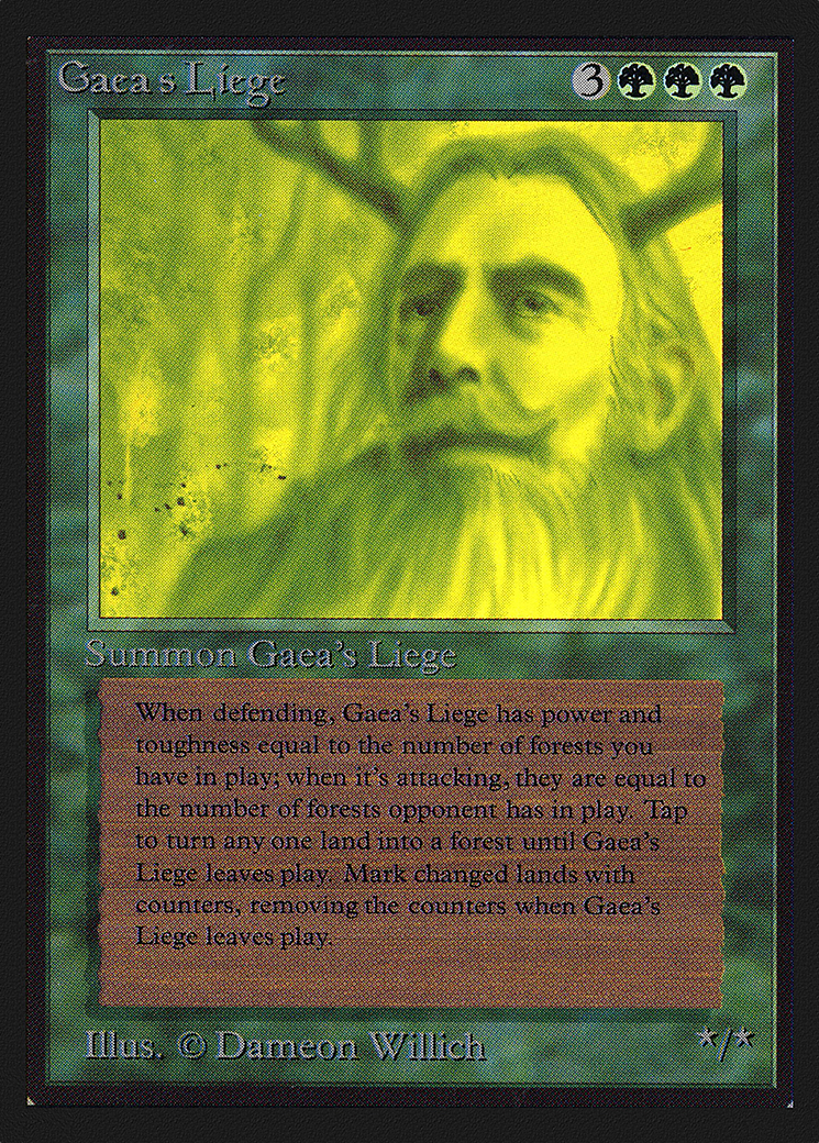 Gaea's Liege (IED-) - Intl. Collectors' Edition