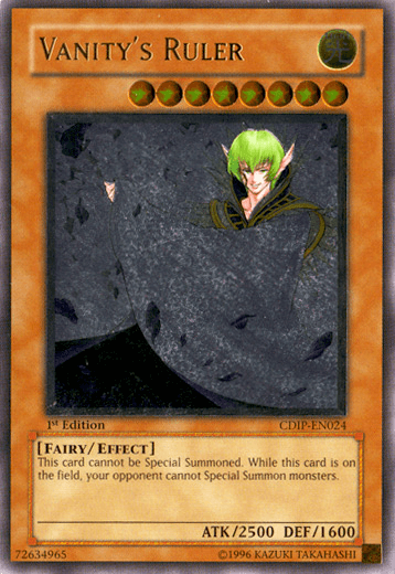 Vanity's Ruler [CDIP-EN024] Ultimate Rare - Josh's Cards