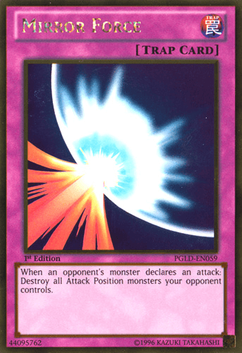 Mirror Force [PGLD-EN059] Gold Rare - Josh's Cards