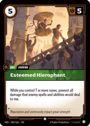 Esteemed Hierophant (025/166) - Vendetta