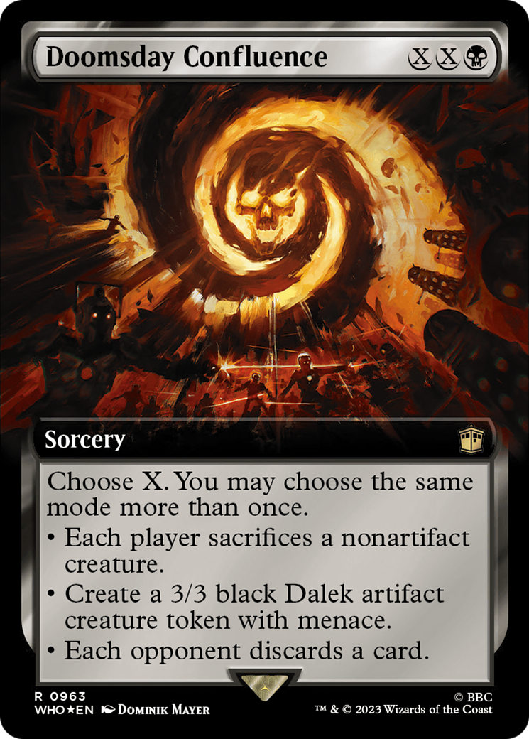 Doomsday Confluence (WHO-963) - Doctor Who: (Extended Art) Foil