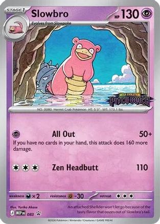 Slowbro (Pitch Black Stamped) 083/null - ME Mega Evolution Promo Holofoil