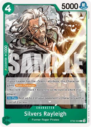 Silvers Rayleigh (ST32-004) - Starter Deck 32: GREEN Roronoa Zoro