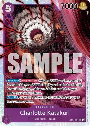 Charlotte Katakuri (ST34-001) (ST34-001) - Starter Deck 34: PURPLE Charlotte Katakuri Foil