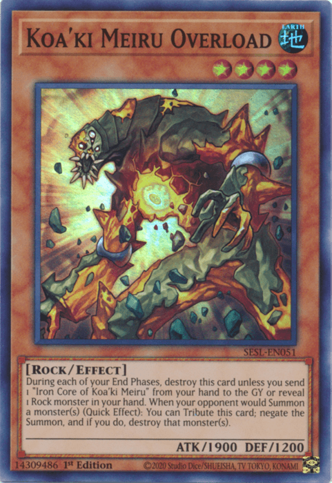 Koa'ki Meiru Overload [SESL-EN051] Super Rare - Josh's Cards
